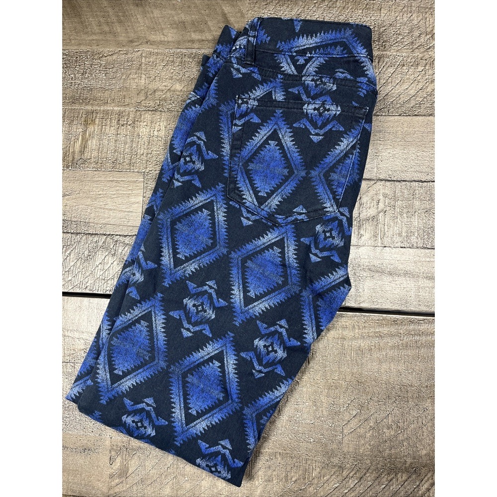 CHAPS Denim Aztec‎ Western Style Jeans Womens Size 2 30x30